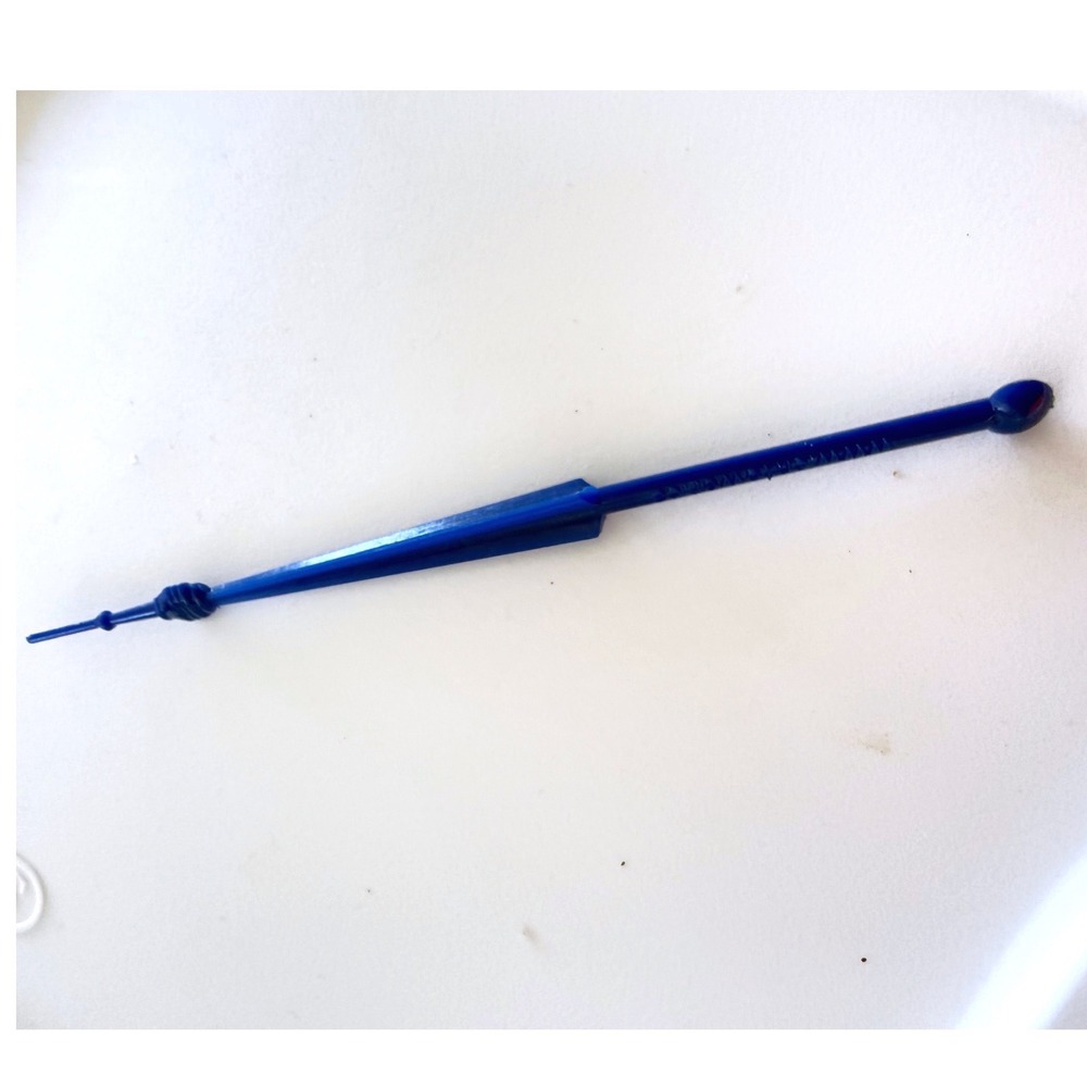 CN Tower‎ Blue Swizzle Stick Cocktail Stirrer Toronto Canada vintage Souvenir